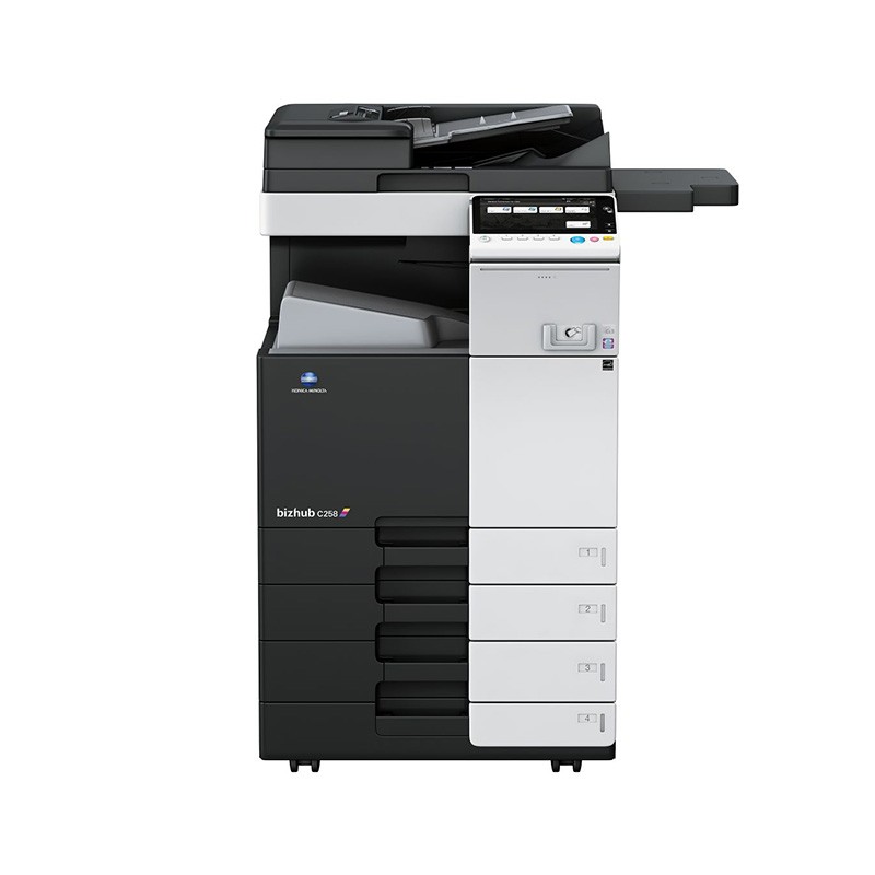 FOTOCOPIATORE DIGITALE LASER KONICA MINOLTA BIZHUB C258 A3 COLORE LAN ADF DUPLEX (USATO GARANTITO)