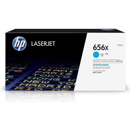 TONER ORIGINALE HP CF461X CIANO 656X LJ Enterprise M652 M653