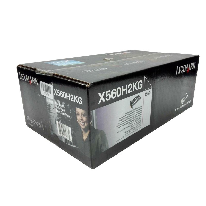 TONER ORIGINALE LEXMARK X560DN X560H2KG NERO 10K
