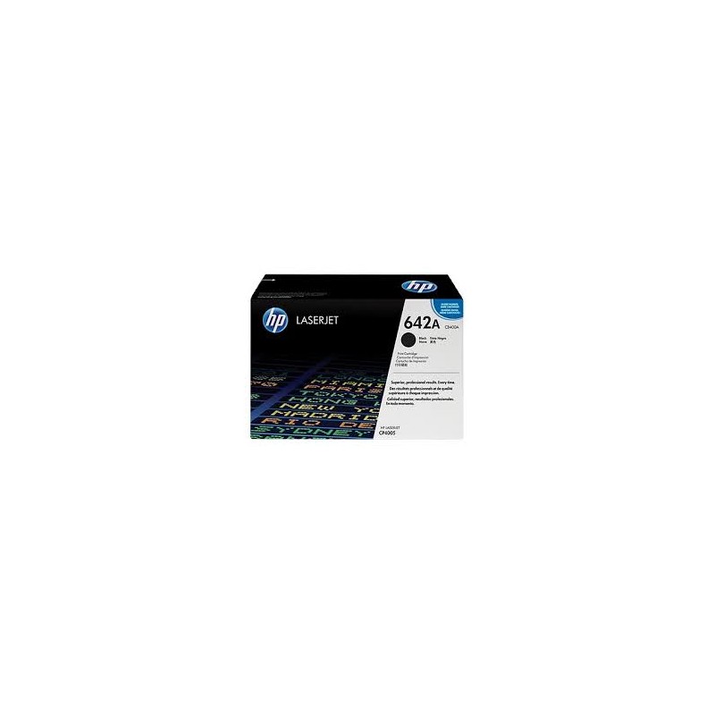 TONER ORIGINALE HP Color Laserjet CP 4005 CB400A NERO 642A