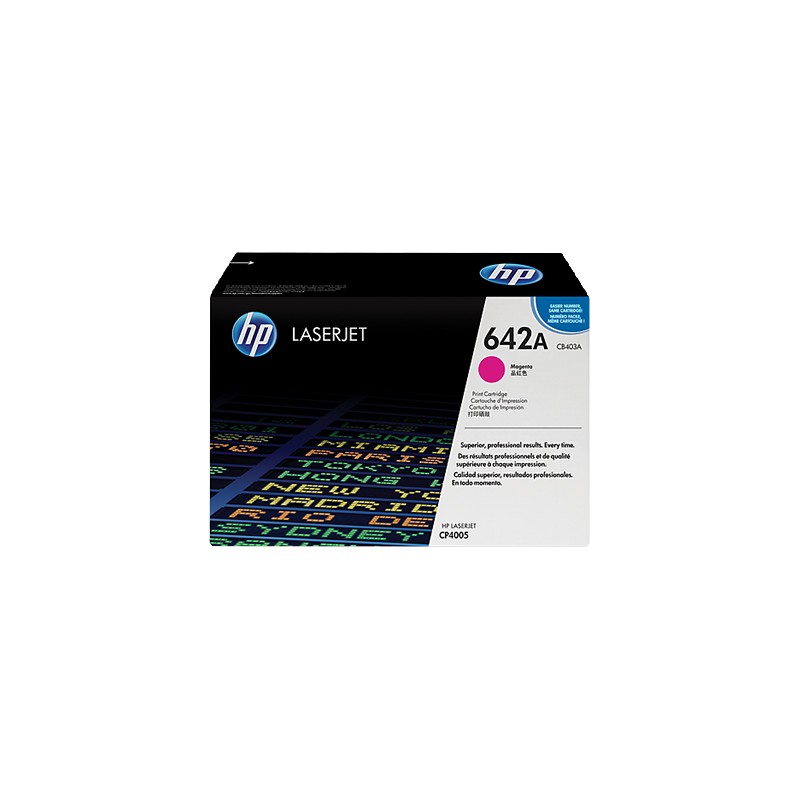 TONER ORIGINALE HP Color Laserjet CP 4005 CB403A MAGENTA 642A