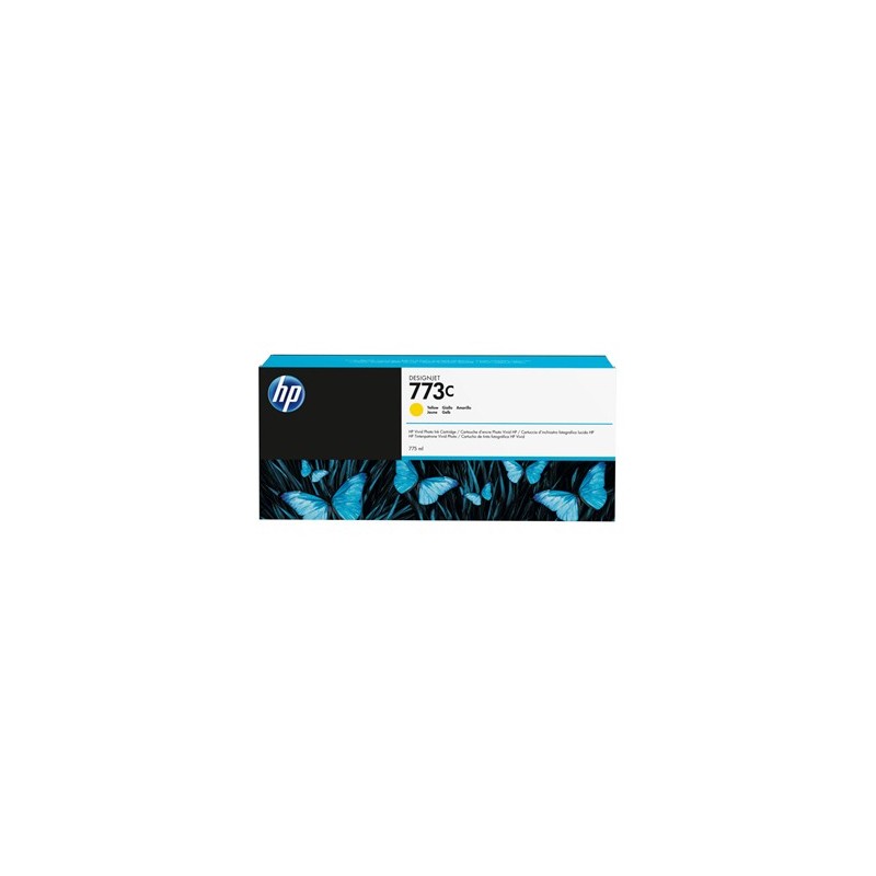 CARTUCCIA INCHIOSTRO ORIGINALE HP 773C C1Q40A GIALLO DESIGNJET Z6600 Z6800