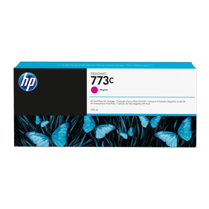 CARTUCCIA INCHIOSTRO ORIGINALE HP 773C C1Q39A MAGENTA DESIGNJET Z6600 Z6800