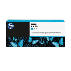 CARTUCCIA INCHIOSTRO ORIGINALE HP 773C C1Q42A CIANO DESIGNJET Z6600 Z6800