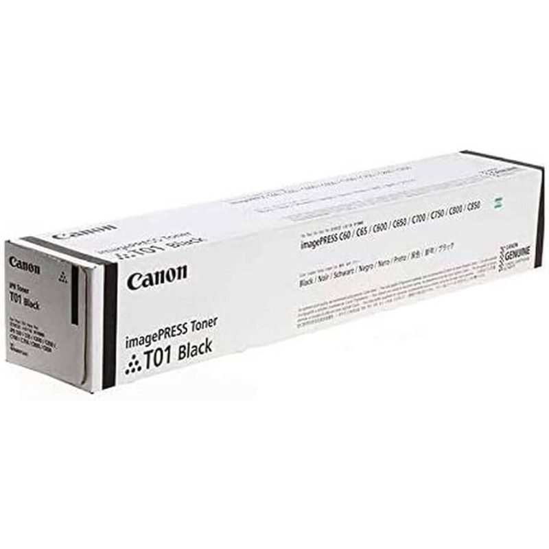 TONER ORIGINALE CANON 8066B001 T01 NERO IMAGEPRESS C60 C600