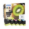 MULTIPACK 5PZ Cartuccia ORIGINALE EPSON BCMY Expression Home XP-6600 T202XL 202XL BK CYM BKPH C13T02G74010