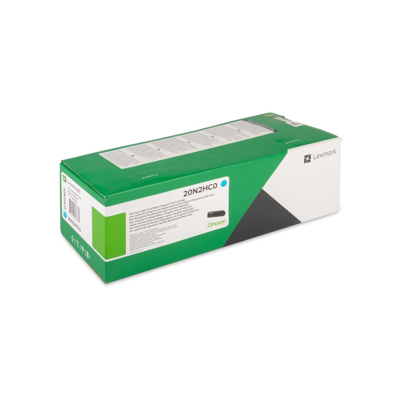TONER ORIGINALE LEXMARK 20N2HC0 CS331 CX331 CIANO 4.5K