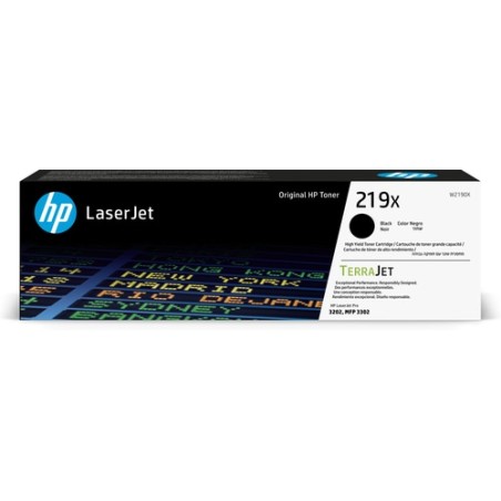TONER ORIGINALE HP W2190X 219X NERO LASERJET COLORE PRO 3202 3302sdw