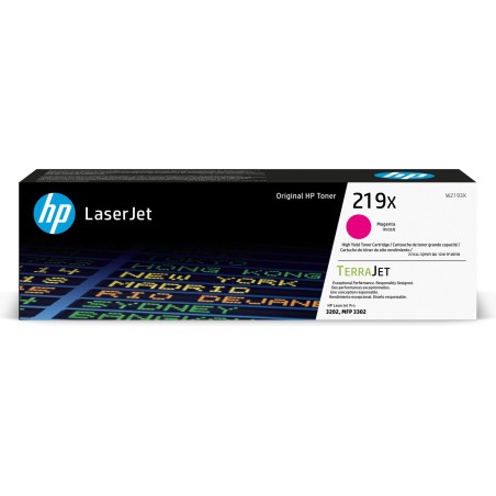 TONER ORIGINALE HP W2193X 219X MAGENTA LASERJET COLORE PRO 3202 3302sdw