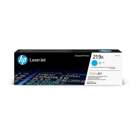 TONER ORIGINALE HP W2191A 219A CIANO LASERJET COLORE PRO 3202 3302sdw