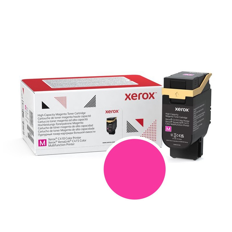TONER ORIGINALE XEROX C410 VERSALINK C415 006R04687 MAGENTA