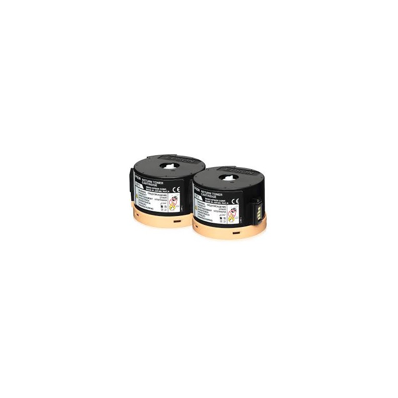BIPACK TONER ORIGINALE EPSON C13S050711 NERO WorkForce AL-M200 AL-MX200DNF