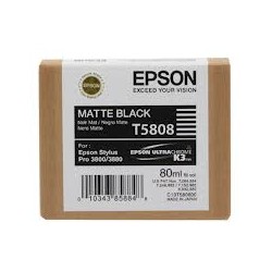 CARTUCCIA ORIGINALE EPSON STYLUS PRO 3800 C13T580800 T5808 NERO