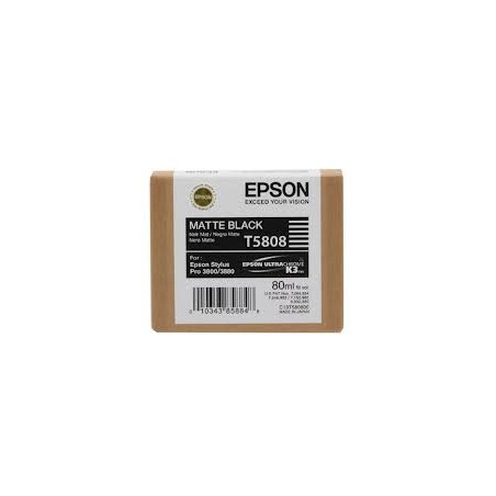 CARTUCCIA ORIGINALE EPSON STYLUS PRO 3800 C13T580800 T5808 NERO