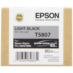 CARTUCCIA ORIGINALE EPSON STYLUS Pro 3800 C13T580700 T5807 NERO