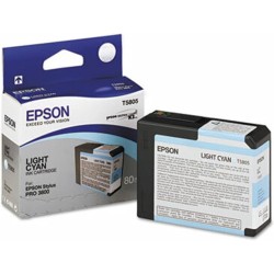 CARTUCCIA ORIGINALE EPSON STYLUS Pro 3800 C13T580500 T5805 FOTO CIANO