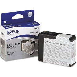 CARTUCCIA ORIGINALE EPSON STYLUS Pro 3800 C13T580900 T5809 LIGHT NERO