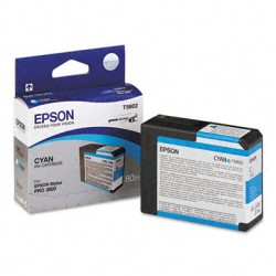 CARTUCCIA ORIGINALE EPSON STYLUS Pro 3800 C13T580200 T5802 CIANO