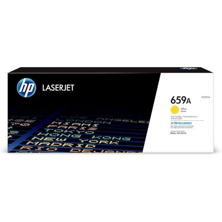 TONER ORIGINALE HP 659A GIALLO W2012A Color Laserjet Enterprise M856