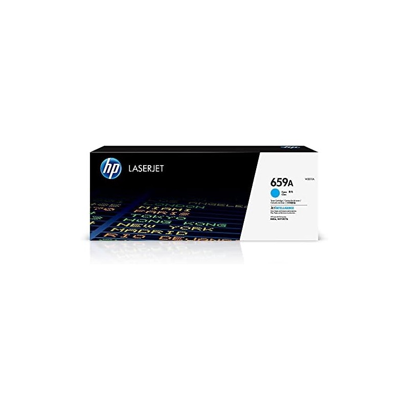 TONER ORIGINALE HP 659A CIANO W2011A Color Laserjet Enterprise M856