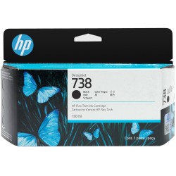CARTUCCIA ORIGINALE HP NERO 498N4A 738 DesignJet T850 T950 36-Zoll 130ml