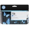 CARTUCCIA ORIGINALE HP CIANO 498N5A 738 DesignJet T850 T950 36-Zoll 130ml