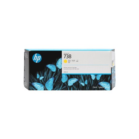 CARTUCCIA ORIGINALE HP GIALLO 676M8A 738 DesignJet T850 T950 36-Zoll 300ml