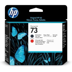 TESTINA DI STAMPA ORIGINALE HP CD949A NERO OPACO ROSSO CROMATICO 73