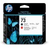 TESTINA DI STAMPA ORIGINALE HP CD949A NERO OPACO ROSSO CROMATICO 73