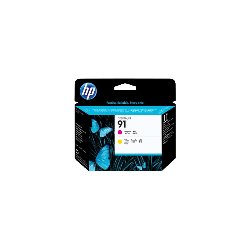 TESTINA DI STAMPA ORIGINALE HP 91 MAGENTA GIALLO C9461A DesignJet Z6100