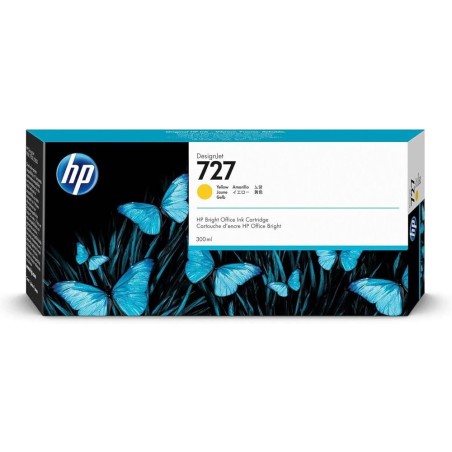 CARTUCCIA ORIGINALE HP GIALLO F9J78A HP 727 DesignJet T1500 300ML