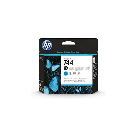 TESTINA DI STAMPA ORIGINALE HP 744 NERO FOTO CIANO F9J86A DesignJet Z5600