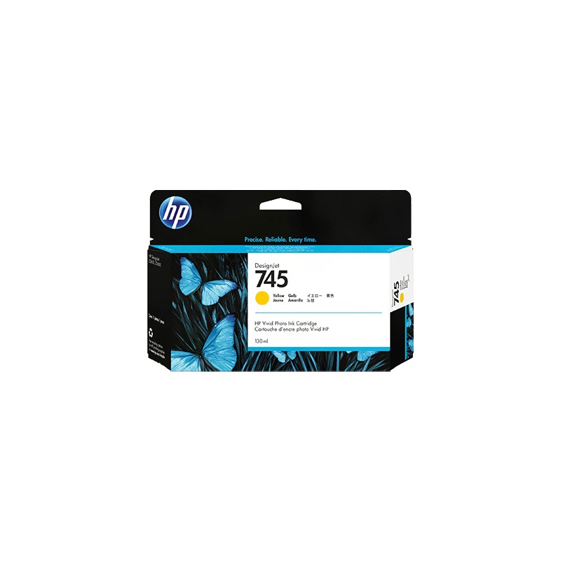 CARTUCCIA ORIGINALE HP F9J96A 745 GIALLO DesignJet Z2600 130ML
