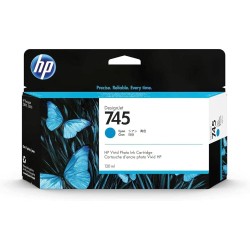 CARTUCCIA ORIGINALE HP F9J97A 745 CIANO DesignJet Z2600 130ML