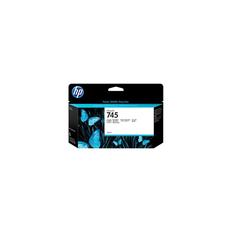 CARTUCCIA ORIGINALE HP F9J98A 745 NERO FOTO DesignJet Z2600 130ML