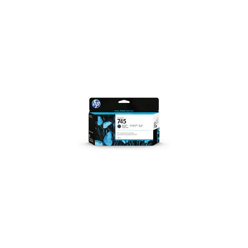 CARTUCCIA ORIGINALE HP F9J99A 745 NERO OPACO DesignJet Z2600 130ML