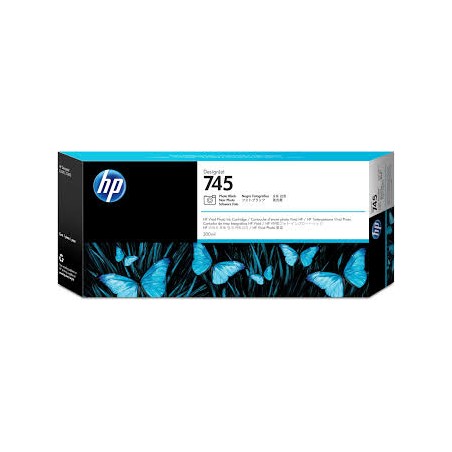 CARTUCCIA ORIGINALE HP F9K03A 745 NERO FOTO DesignJet Z2600 300ML