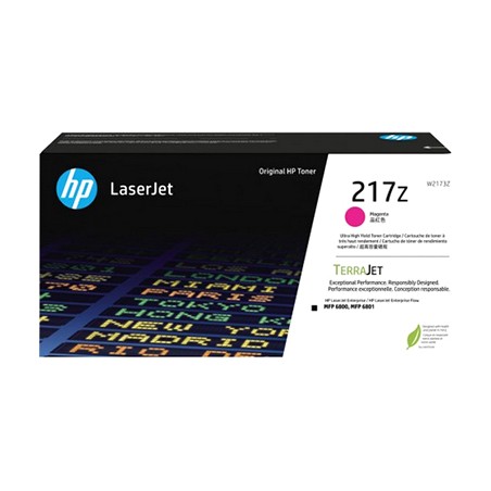 TONER ORIGINALE HP W2173Z 217Z MAGENTA TERRAJet Enterprise MFP6800 24K