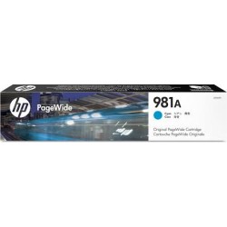 CARTUCCIA ORIGINALE HP J3M68A 981A CIANO 6K Enterprise Color 550