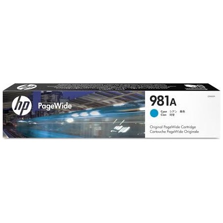 CARTUCCIA ORIGINALE HP J3M68A 981A CIANO 6K Enterprise Color 550
