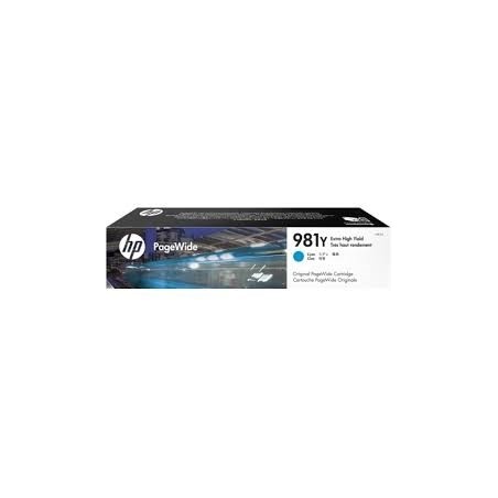 CARTUCCIA ORIGINALE HP L0R13A 981Y CIANO 16K Enterprise Color 550 Color 580
