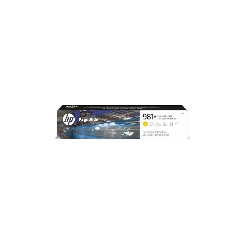 CARTUCCIA ORIGINALE HP L0R15A  981Y GIALLO 16K Enterprise Color 550 Color 580