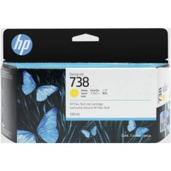 CARTUCCIA ORIGINALE HP GIALLO 498N7A 738 DesignJet T850 T950 36-Zoll 130ml