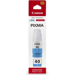 FLACONE INCHIOSTRO ORIGINALE CANON CIANO GI40 GI-40 C 3400C001 Pixma G5040