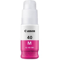 FLACONE INCHIOSTRO ORIGINALE CANON MAGENTA GI40 GI-40 M 3401C001 Pixma G5040