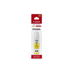 FLACONE INCHIOSTRO ORIGINALE CANON GIALLO GI40 GI-40 Y 3402C001 Pixma G5040