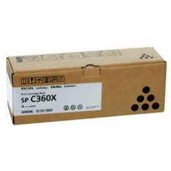 TONER ORIGINALE RICOH LANIER AFICIO SP C360X SP C361 NERO 408250
