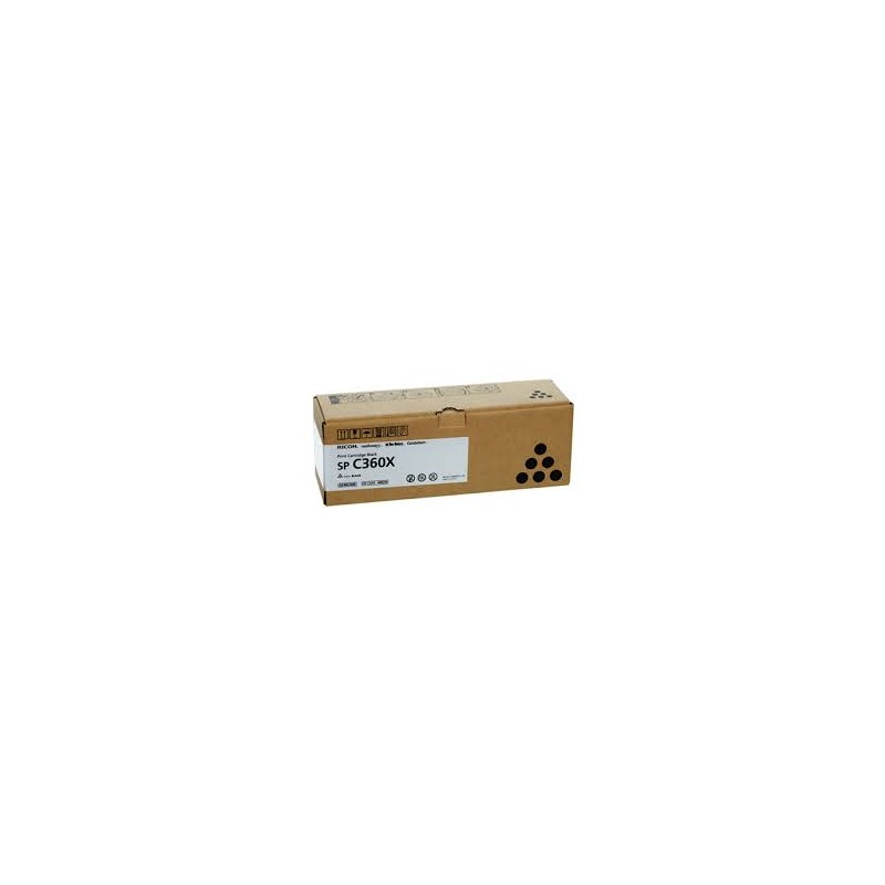TONER ORIGINALE RICOH LANIER AFICIO SP C360X SP C361 NERO 408250