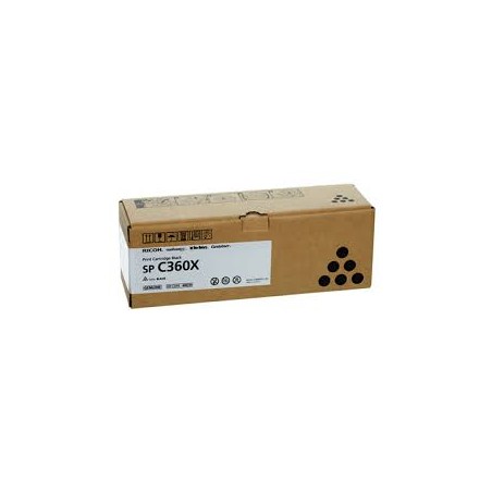 TONER ORIGINALE RICOH LANIER AFICIO SP C360X SP C361 NERO 408250