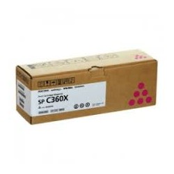 TONER ORIGINALE RICOH LANIER AFICIO SP C360X SP C361 MAGENTA 408252